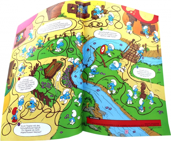 Die Schlümpfe Comic Magazin Nr. 16: Ein Schlumpf kommt selten allein von Bastei